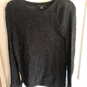 Silver sparkle sweater